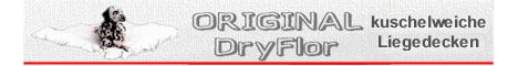 DryFlor - Die Hunde- und Welpendecke  für zu Hause, unterwegs und ...