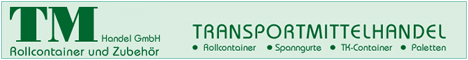 Rollbehälter Rollcontainer Kunststoffpaletten TM Handel GmbH