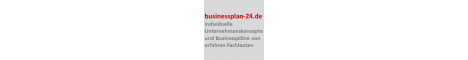 businessplan-24.de  -  das Existenzgründungsportal